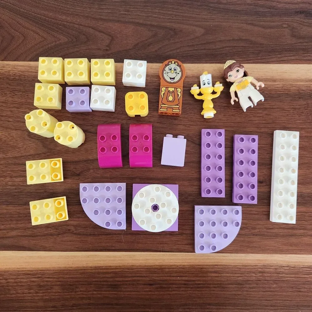 Lego Duplo Disney Princess Belles Ballroom 10960 Beauty And The Beast Incomplete